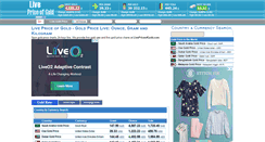 Desktop Screenshot of livepriceofgold.com